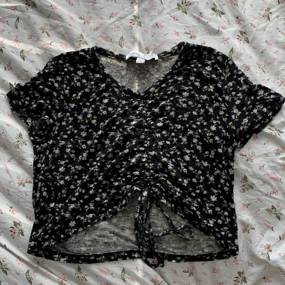 floral crop top